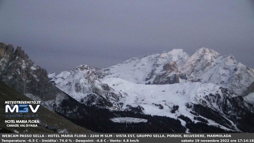 Forte nevicata attesa tra il 21 novembre ed il 22 novembre con forte ventilazione!